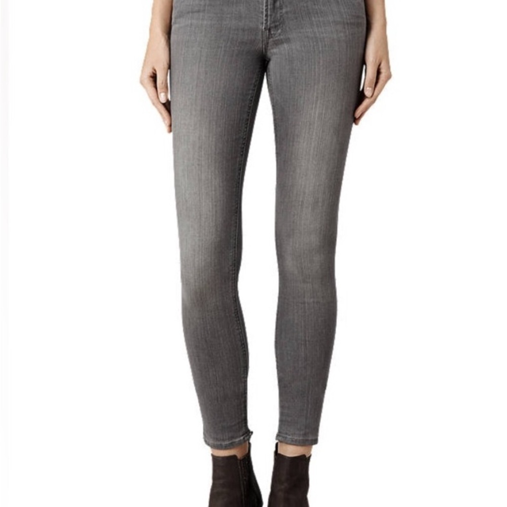 All Saints Gray Skinny Jeans Modern Fit